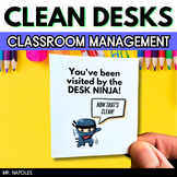 Desk Ninja | Desk Fairy | Clean Desk Notes for Classroom M