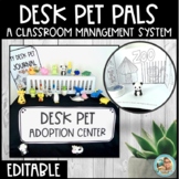 DESK PETS Classroom Management Tools | EDITABLE