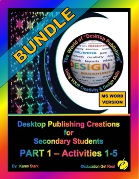 Preview of DESKTOP PUBLISHING - Part 1 Activities: "Introduction to Design Principles"