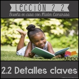 DETALLES CLAVES - KEY DETAILS (SPANISH) | 20+ TEXTOS | Lec
