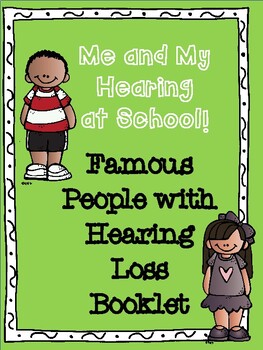 Preview of DHH Famous People with Hearing Loss Booklet