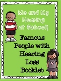 DHH Famous People with Hearing Loss Booklet
