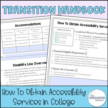 Transition Handbook for Deaf and Hard of Hearing Students