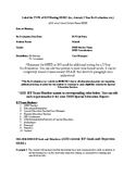 DHH or Special Education IEP Report Template