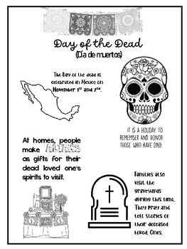 DIA DE MUERTOS/ DAY OF THE DEAD Printable Activities for Preschool