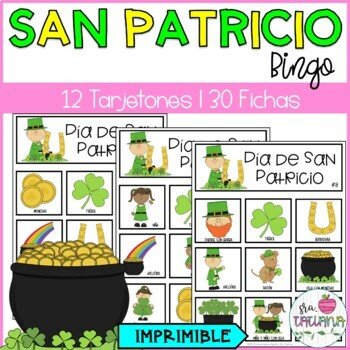 Preview of Día de San Patricio | Bingo | St. Patrick's Day Bingo in Spanish