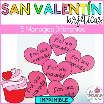 Preview of Dia de San Valentin | Tarjetas | Valentine's Day Cards | Free