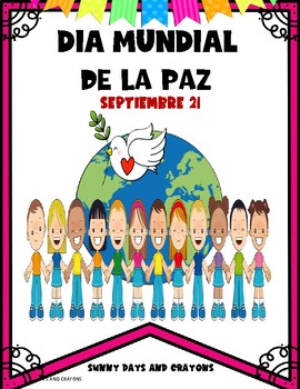 Preview of DIA INTERNACIONAL DE LA PAZ BANDERINES INTERNATIONAL DAY OF PEACE SPANISH ACTIV.