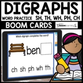 Consonant Digraph Blends No Prep Literacy Centers Boom Cards