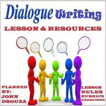 Preview of DIALOGUE WRITING : LESSON AND RESOURCES