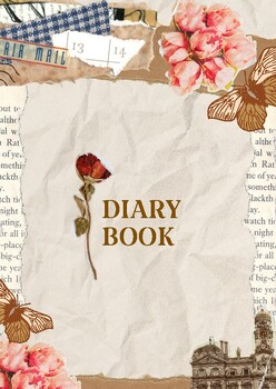 Preview of DIARY BOOK, size 8.27"x11.69", 120 pages