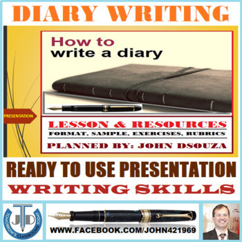 Preview of DIARY WRITING: READY TO USE PRESENTATION