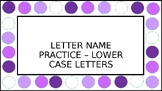 DIBELS 8 Letter Name Practice Lower Case