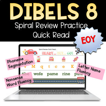 Preview of DIBELS 8 Practice - EOY - 1st Grade