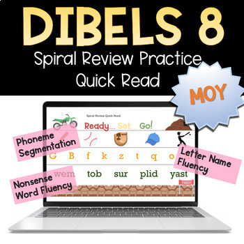 Preview of DIBELS 8 Practice - MOY - 1st Grade