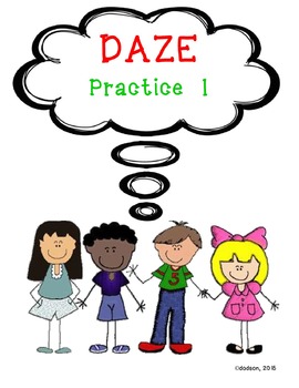 Preview of DIBELS DAZE Practice 1