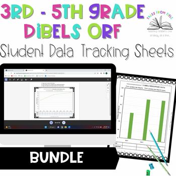 Preview of DIBELS ORF Student Data Tracking Sheets 3 - 5 Print & Digital