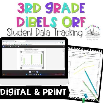 Preview of DIBELS ORF Student Data Tracking Sheets - 3rd Grade Digital & Print