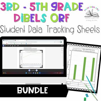 Preview of DIBELS ORF Student Data Tracking Sheets: 5th Grade Print & Digital