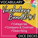 3 Vocabulary Games: Categories, Compare & Contrast, & Desc