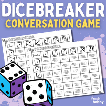 Preview of DICEBREAKER - Simple Icebreaker Conversation Game for All Ages (Hours of Fun!)