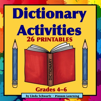 Preview of DICTIONARY ACTIVITIES • PRINTABLES   •  GRADES 4–6