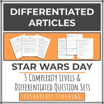 Preview of DIFFERENTIATED Article Set - Star Wars Day - Secondary