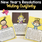 Differentiated New Year's Resolutions Writing Craftivity