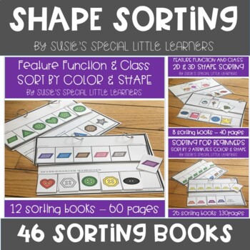Preview of TASK BOX SHAPE & COLOR SORTING FOR EARLY CHILDHOOD SPECIAL EDUCATION
