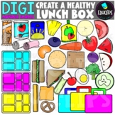 DIGI Create A Healthy Lunchbox - Movable Images Clip Art S