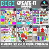 DIGI Create It - Movable Images Clip Art Bundle {Educlips 