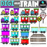 DIGI Create a Train - Movable Images Clip Art Set {Educlip