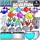 DIGI Create an Aquarium - Movable Images Clip Art Set {Edu