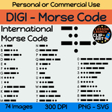 DIGI - International Morse Code (Letters and Numbers) - Mo