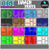 DIGI Lunch Trays - Movable Images Clip Art Set {Educlips Clipart}