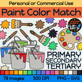 DIGI - Rainbow Color Matching Paint Buckets and Brushes - 