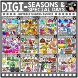 DIGI Seasons & Special Days  - Movable Images Clip Art Meg