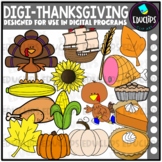 DIGI Thanksgiving - Movable Images Clip Art Set {Educlips 