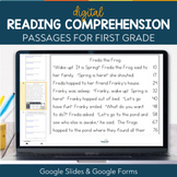 DIGITAL 1st Grade Reading Comprehension Passages for Googl