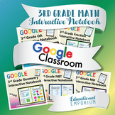 DIGITAL ⭐ 3rd Grade Math Interactive Notebook Bundle ⭐ Goo