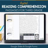 DIGITAL 3rd Grade Reading Comprehension Passages for Googl