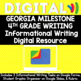 DIGITAL 4th Grade Georgia Milestone Informational Writing 