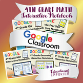 DIGITAL ⭐ 4th Grade Math Interactive Notebook Bundle ⭐ Goo