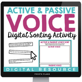 Active and Passive Voice Activity - Interactive Sorting Di