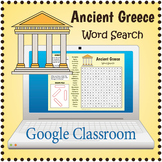 DIGITAL ANCIENT GREECE Word Search Puzzle Worksheet Activi