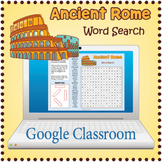 DIGITAL ANCIENT ROME Word Search Puzzle Worksheet Activity