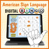 DIGITAL ASL Alphabet BINGO Game - American Sign Language Activity