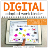 DIGITAL Adapted Work Binder ( Colors Shapes and Patterns )