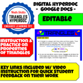 DIGITAL Analyzing Triangles Hyperdoc (Classifying by prope