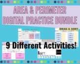 DIGITAL Area and Perimeter Practice Activities- Distance L